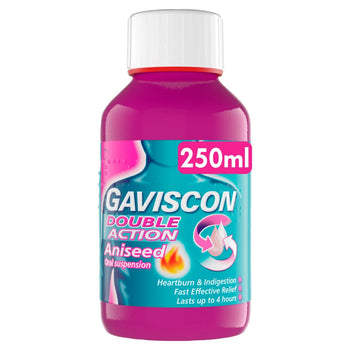 Gaviscon Double action des brûlures d'estomac et indigestion anisée 300 ml