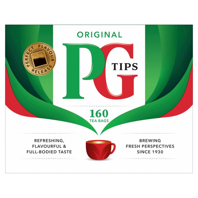 PG Tipps Original biologisch abbaubare Teebeutel 160 pro Packung