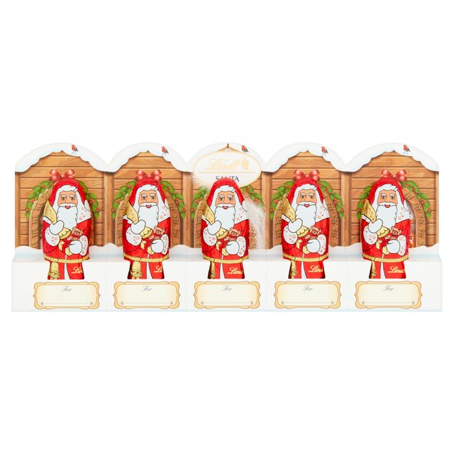 Lindt Santas 5 x 10g