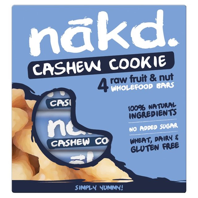 Nakd Cashew Cookie Obst & Nussbalken 4 x 35 g