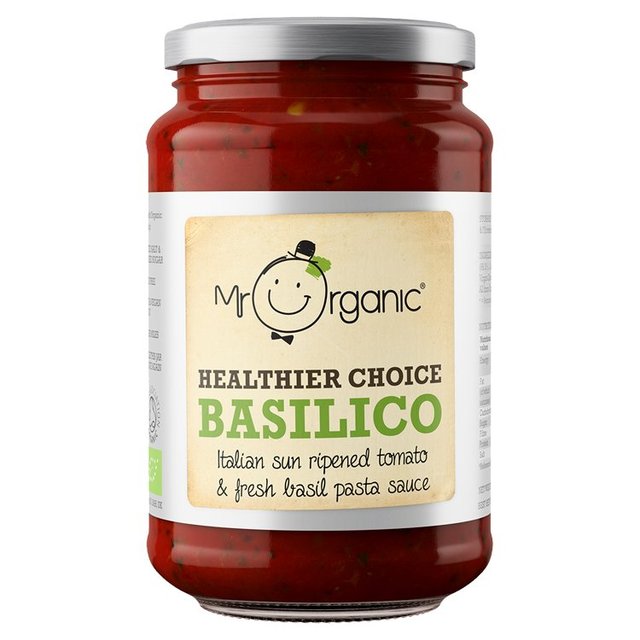 Sauce de pâtes Basilico Mr Mr Organic 350G