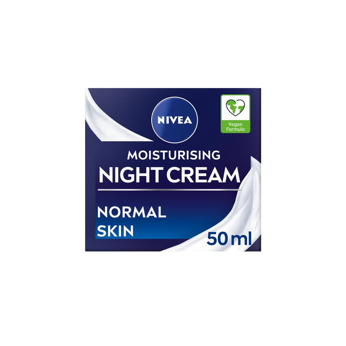 Humectante de la cara de crema nocturna de Nivea para piel normal 50 ml