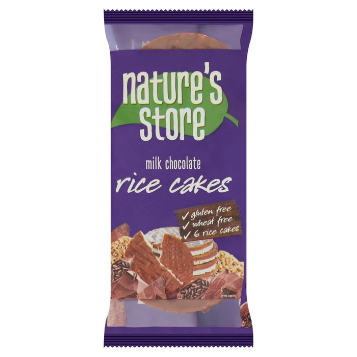 Naturgeschäft glutenfreie Milchschokoladenreis Cakes 100g