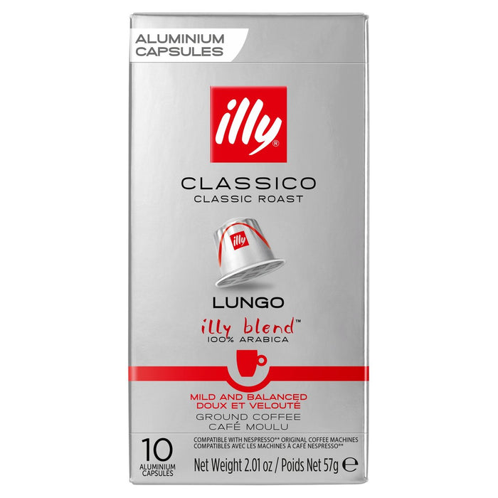 Capsules Lungo Illy Classico 10 par pack