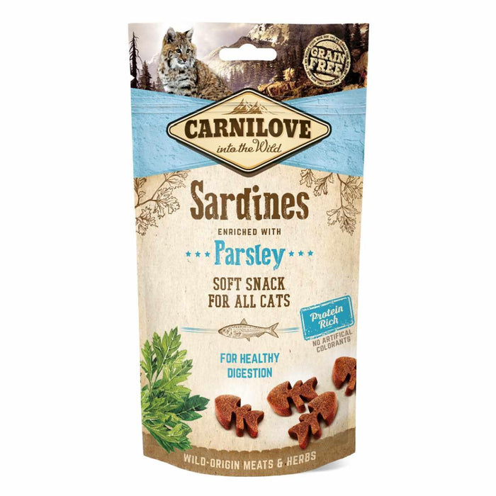 Carnilove Sardine with Parsley Semi Moist Cat Treats 50g