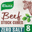 Knorr Beef Zero Salz Stock Würfel 72g